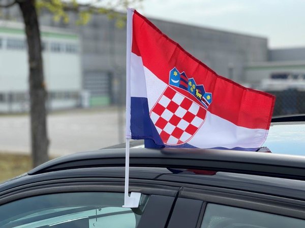 Autofahne - Kroatien